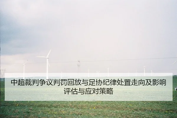 中超裁判争议判罚回放与足协纪律处置走向及影响评估与应对策略